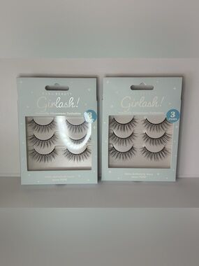 Kara Beauty Girlash! Naturally Glamorous False Eyelashes
2 boxes of 3 Pairs